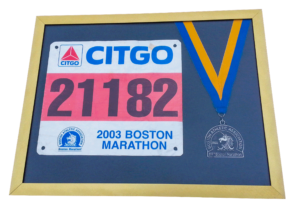boston marathon medals, award frame