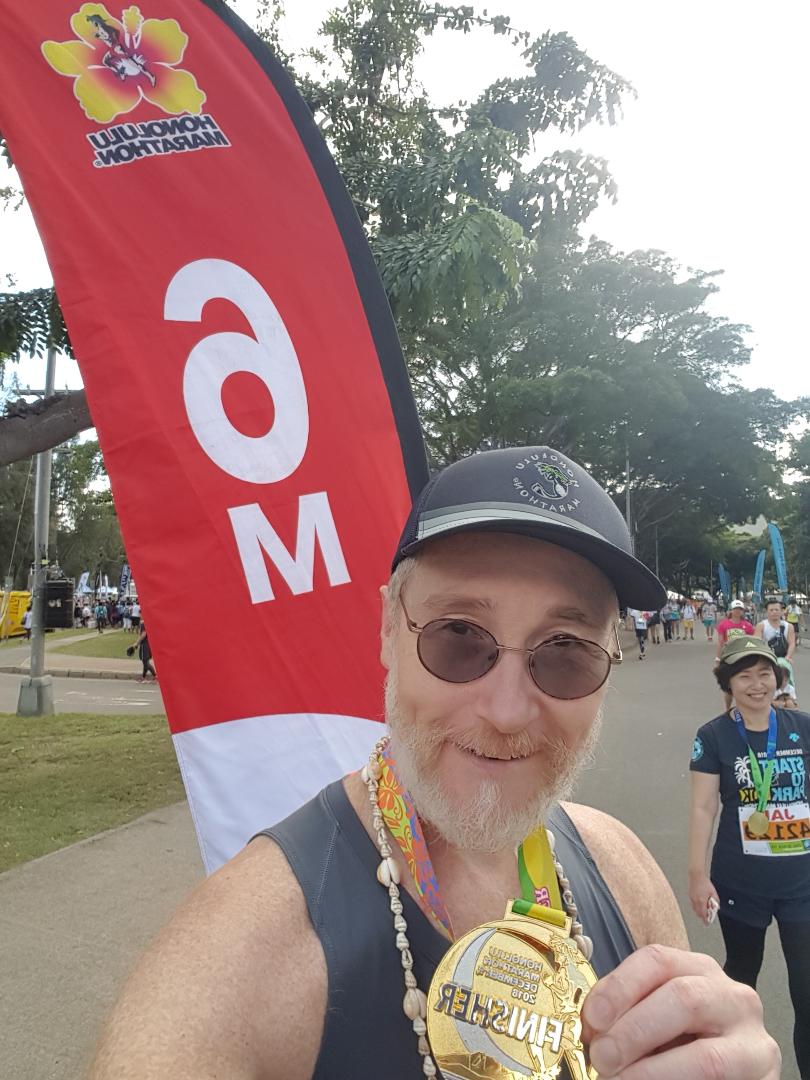 Honolulu Marathon Medal, marathon running