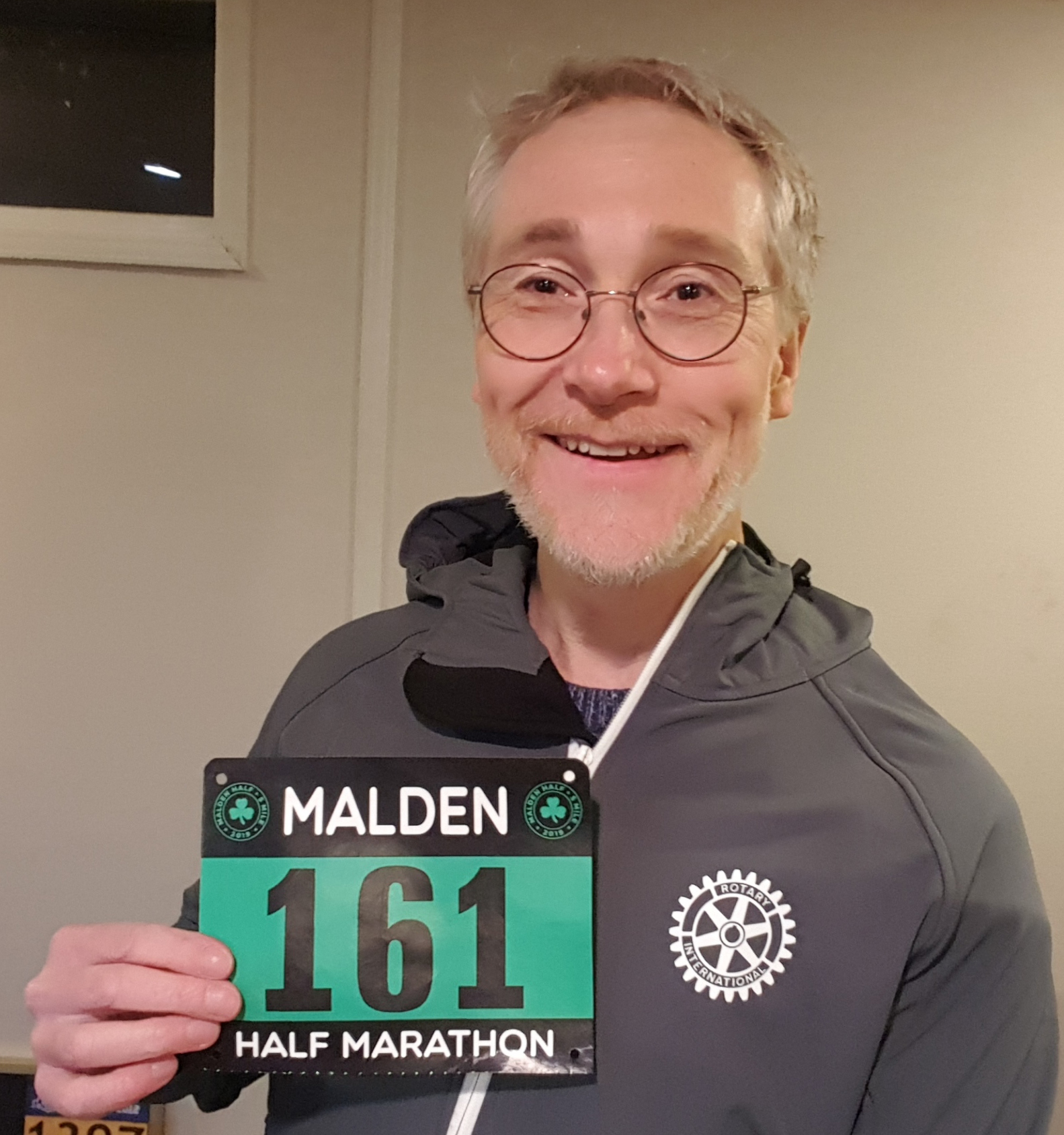 This old boy is running the Malden Half Marathon