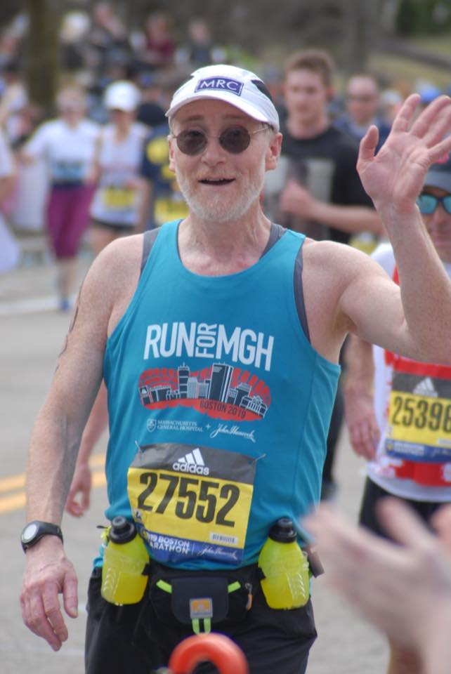 2019 Boston Marathon at Heartbreak Hill