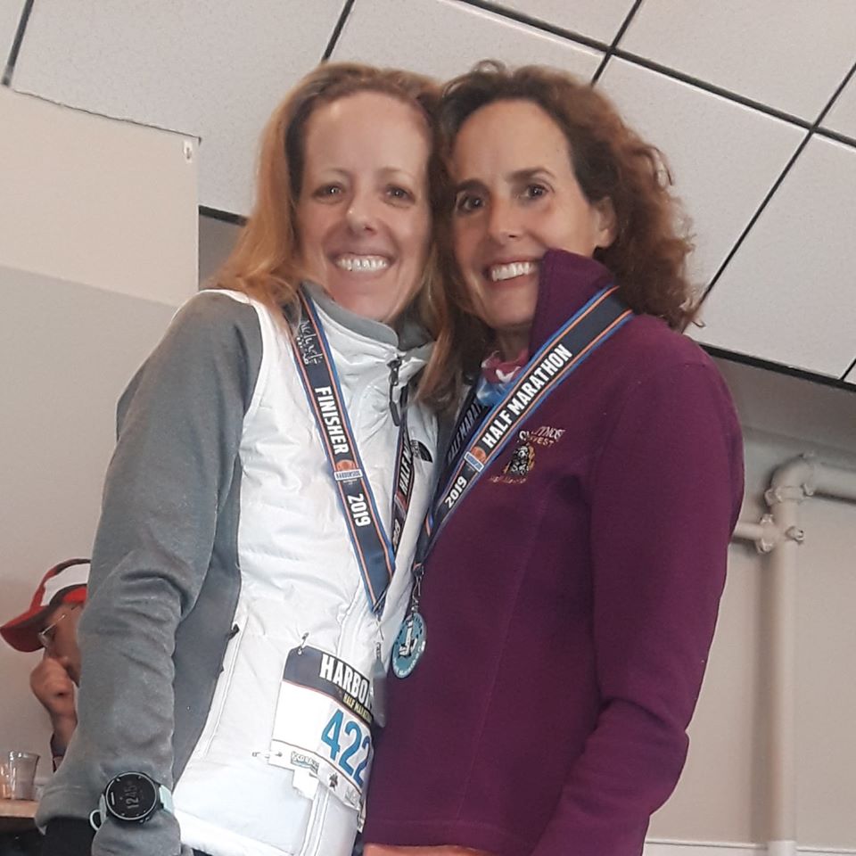 Megin Hemmerling; Cynthia Berger; Harborside Half Marathon